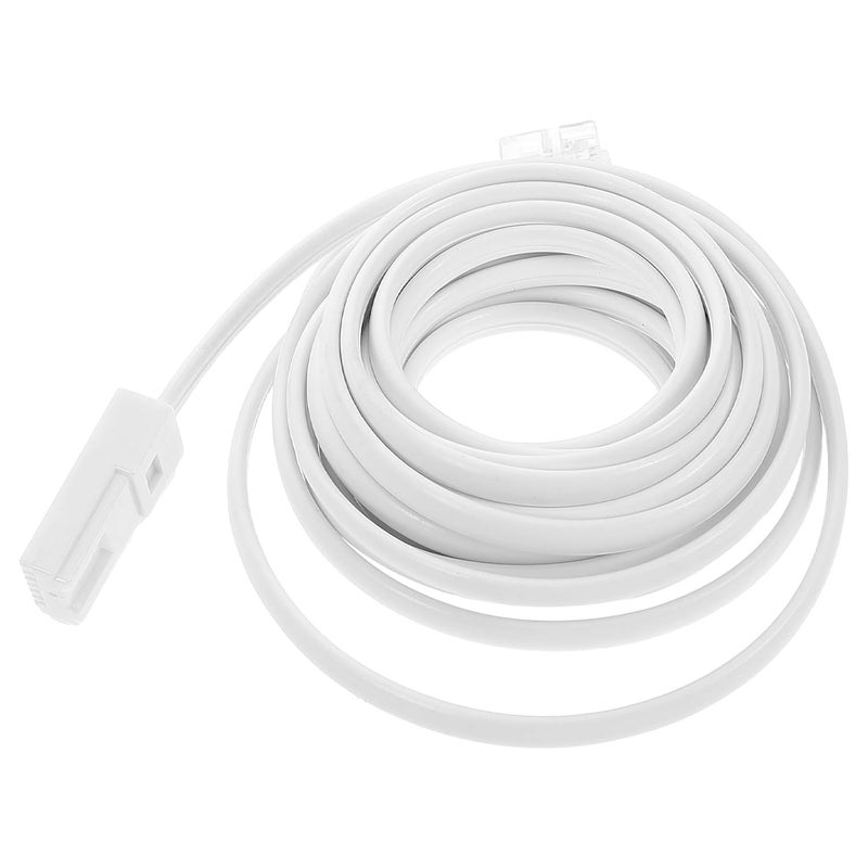 Kichvoe UK Telephone Cable Extension 3 Meters for Landline Phones and Modems, Long Phone Cord for Home Office Use, Telephone Wire Extension with Modular PC Plug - Image 1