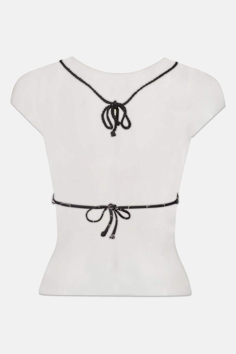 Billabong Women Textured Lightly Padded Bikini Top, Black - Image 2