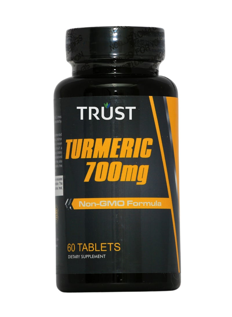 TRUST Organic Turmeric Tablets 700mg – Joint & Immune Support - Image 1
