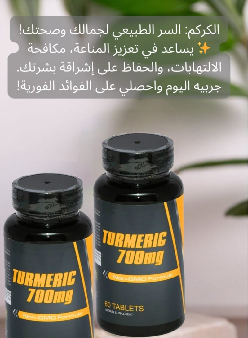 TRUST Organic Turmeric Tablets 700mg – Joint & Immune Support - Image 3