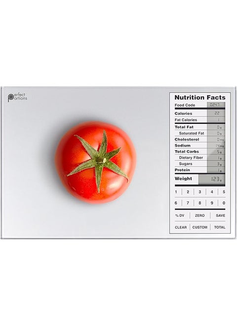 promass  Food Scale, Perfect for Weighing Nutritional Meals, Calculating Food Facts, and Portioning Snacks, Resolution in Grams or Pounds and Ounces, Designed in St. Louis