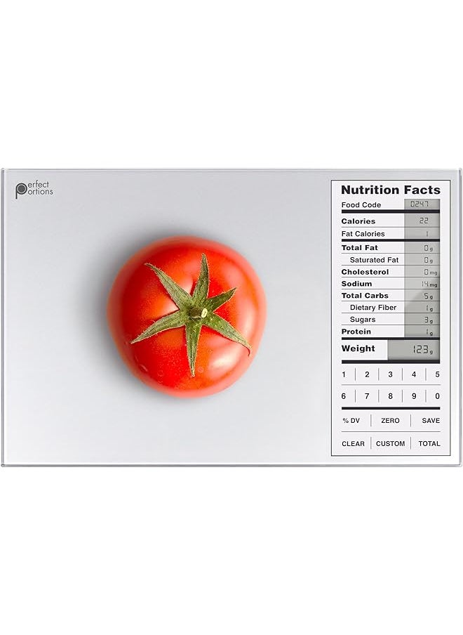 PROMASS - promass  Food Scale, Perfect for Weighing Nutritional Meals, Calculating Food Facts, and Portioning Snacks, Resolution in Grams or Pounds and Ounces, Designed in St. Louis - Image 1