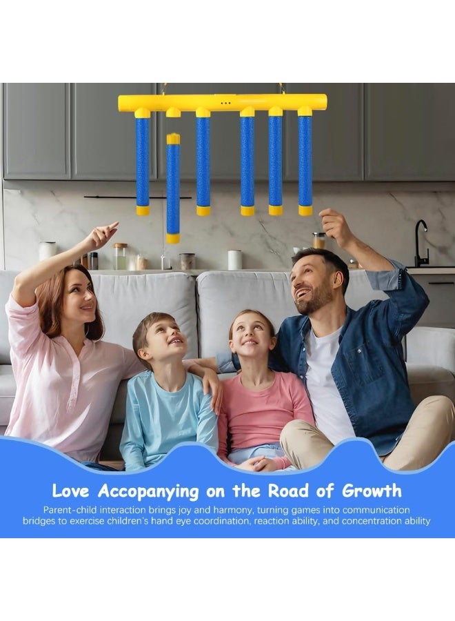 Fast Catch Sticks Reaction Game for Kids, 6-Piece Adjustable Reflex Training Set with 3 Speed Levels, Enhances Hand-Eye Coordination and Reaction Skills, Great for Birthday and Christmas Gifts, Assorted Colors - Image 5