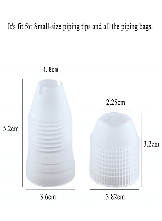 HAHIYO Plastic Couplers of Large Size Easy to Twist For Cake Decorating Piping Tip Coupler for Icing Nozzles (6 Pieces) - Image 2