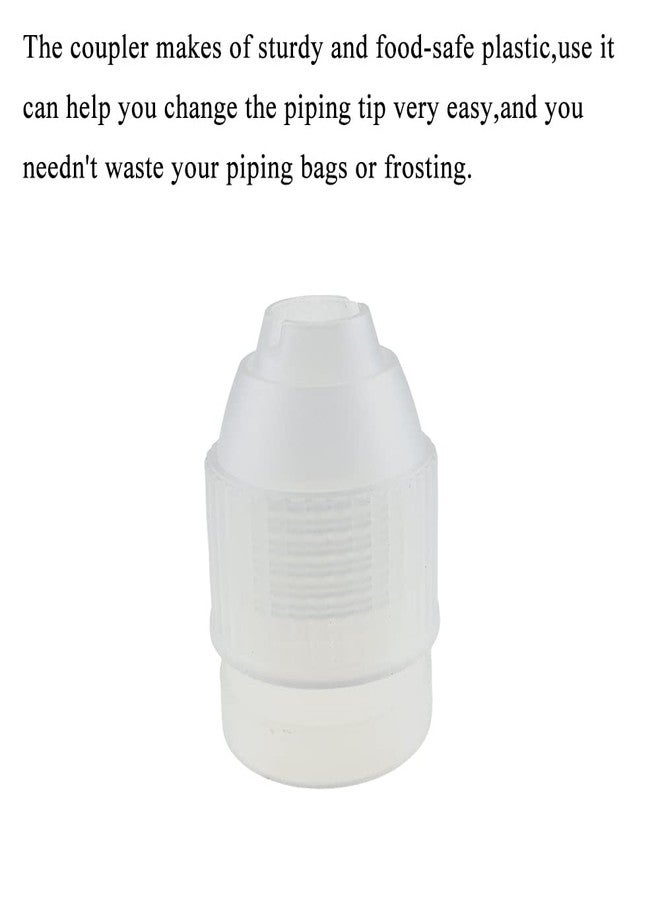 HAHIYO Plastic Couplers of Large Size Easy to Twist For Cake Decorating Piping Tip Coupler for Icing Nozzles (6 Pieces) - Image 3