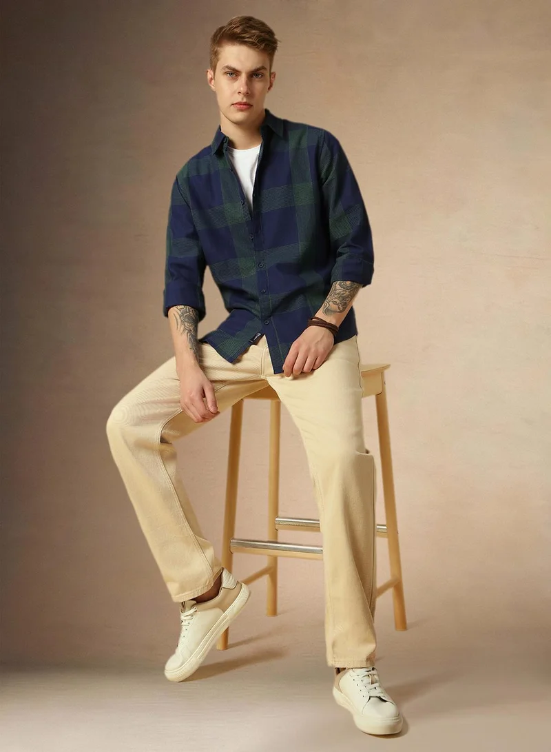 Dennis Lingo Navy Shirt For Men For Men