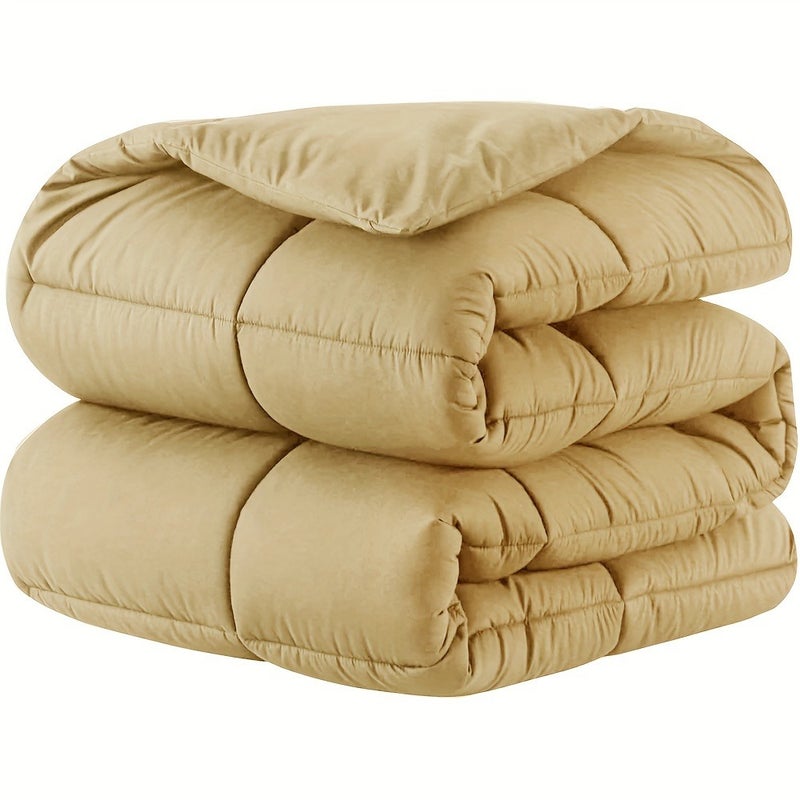 1pc Comforter Duvet Insert - Quilted Comforters, All Season Duvet, Polyester Filling, Bedding Comforter With Corner Tabs - Image 5