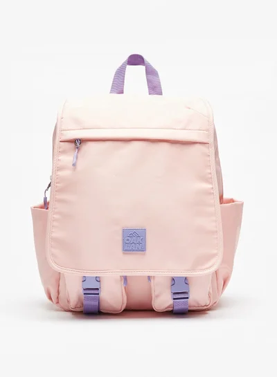 Oaklan by Shoexpress Girls Solid Backpack with Adjustable Shoulder Straps