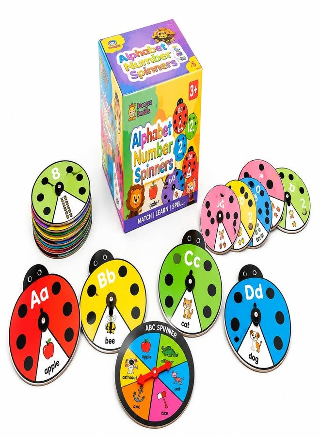 Dorytoys Dorytoy Alphabet Learning Toy Kids Educational ABC Circular Puzzle Preschool Montessori Game Brain Development Activity for Boys & Girls Ages (3-5) - Image 5
