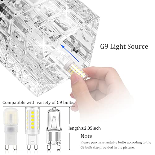 Ralbay 3 Lights Crystal Bathroom Vanity Light Modern LED Chrome Vanity Light Fixtures for Bathroom Over Mirror - Image 3