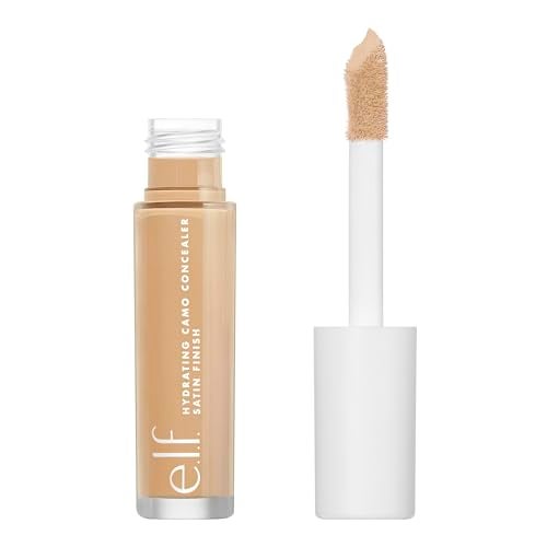 elf Hydrating Camo Concealer Covers Blemishes UnderEye Circles FullCoverage Delivers A Satin Finish Vegan CrueltyFree Tan Sand