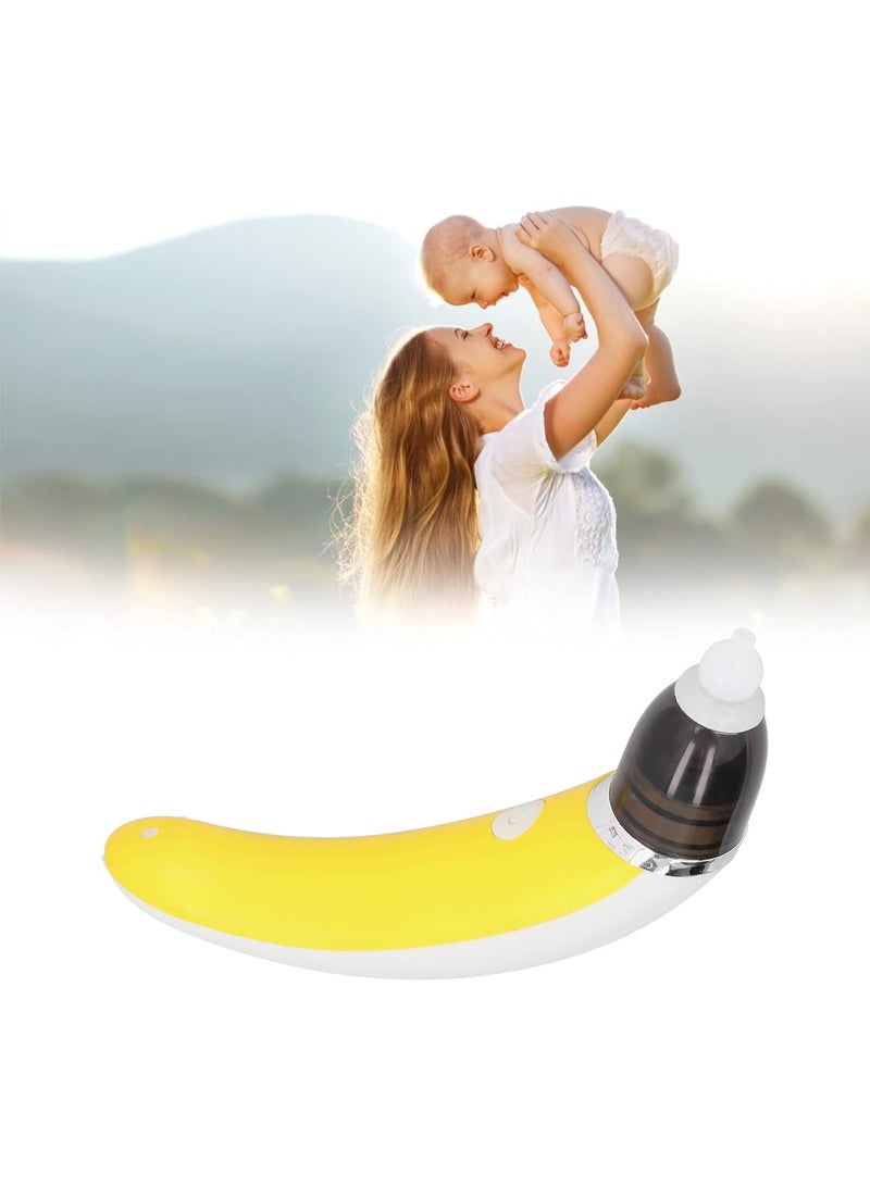 MiniMe Electric Nasal Aspirator Baby | 0–24 Months | Yellow | Plastic & Silicone | USB Rechargeable & Five Suction Levels & One-Key Control & Soft Skin-Friendly Tip & Easy To Clean & Whisper-Quiet Operation | Compact & Portable Design - Image 2