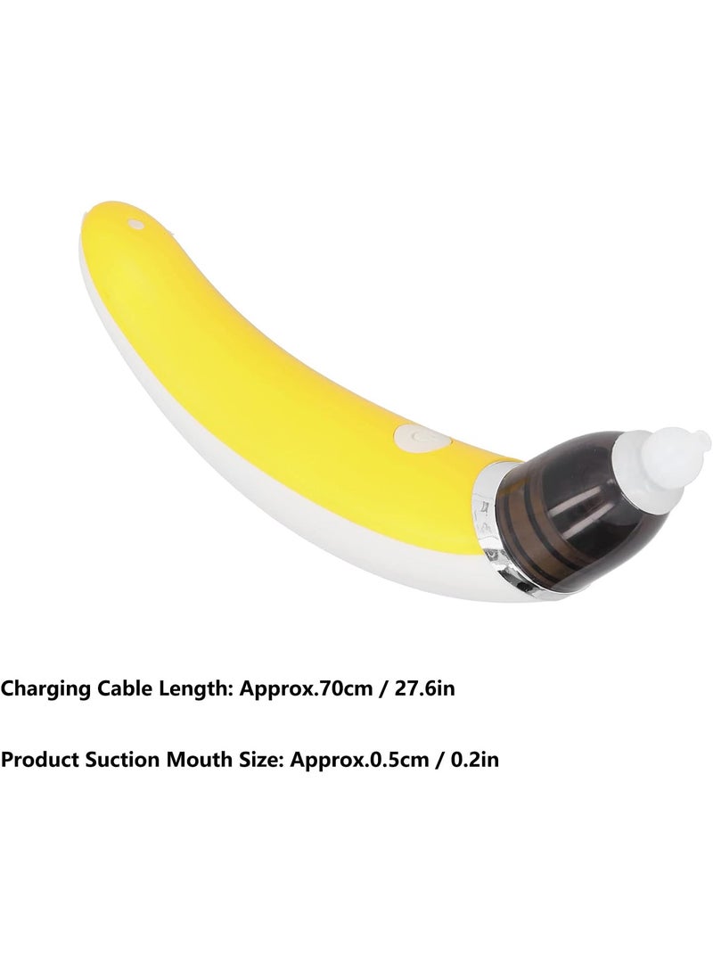 MiniMe Electric Nasal Aspirator Baby | 0–24 Months | Yellow | Plastic & Silicone | USB Rechargeable & Five Suction Levels & One-Key Control & Soft Skin-Friendly Tip & Easy To Clean & Whisper-Quiet Operation | Compact & Portable Design - Image 5
