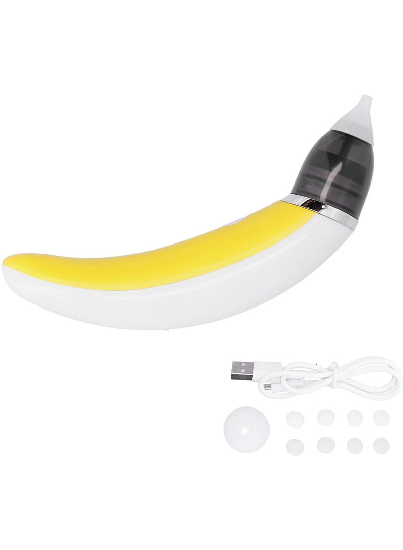 MiniMe Electric Nasal Aspirator Baby | 0–24 Months | Yellow | Plastic & Silicone | USB Rechargeable & Five Suction Levels & One-Key Control & Soft Skin-Friendly Tip & Easy To Clean & Whisper-Quiet Operation | Compact & Portable Design - Image 1