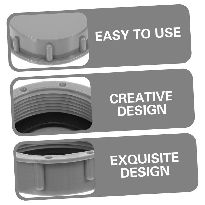 6 Piece Waterproof Drain Plug Caps Set For Kitchen Bathroom Waste Disposal - Image 4