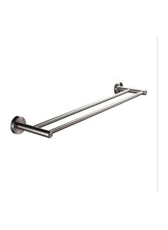 Generic Towel Shelf Multi-Function Towel Rack Stainless Steel Towel Storage Wall Mounted Bath Towel Rail, Single Towel Bar for Bathroom (Size : 700mm)  - Image 1