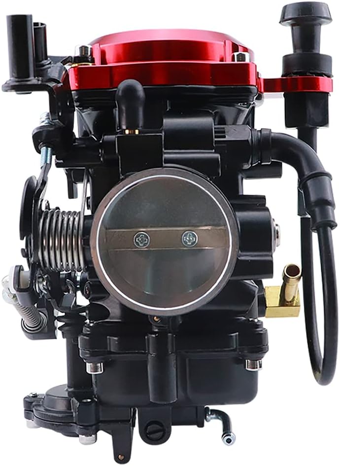 JIK Carburetor for Harley Davidson Road King Twin Cam 40mm CV40 Softail Dyna Sportster XL883 XL1200 - Red - Image 3