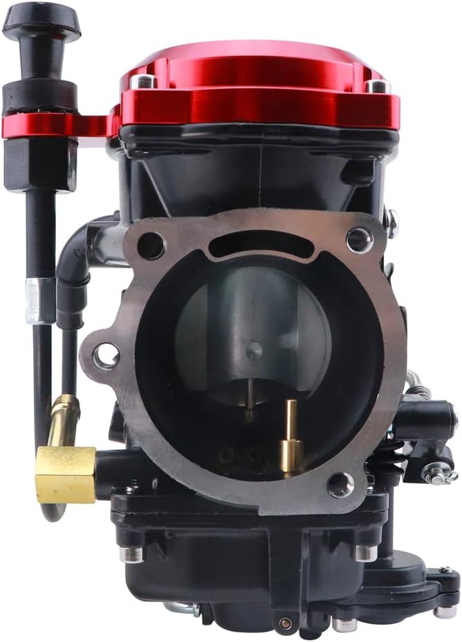 JIK Carburetor for Harley Davidson Road King Twin Cam 40mm CV40 Softail Dyna Sportster XL883 XL1200 - Red - Image 2