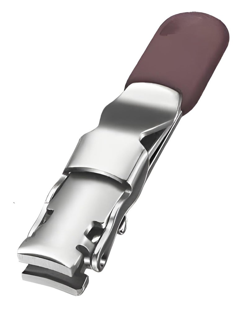 TIENER Sharp Fingernail Clippers Toenail Clippers Nail Cutter Stainless Steel with design for Men and Women (PURPLE) - Image 1