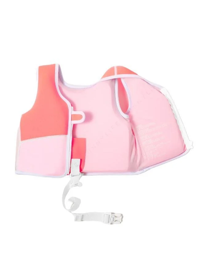 SUNNY LIFE Melody the Mermaid Swim Vest 2-3Neon Strawberry