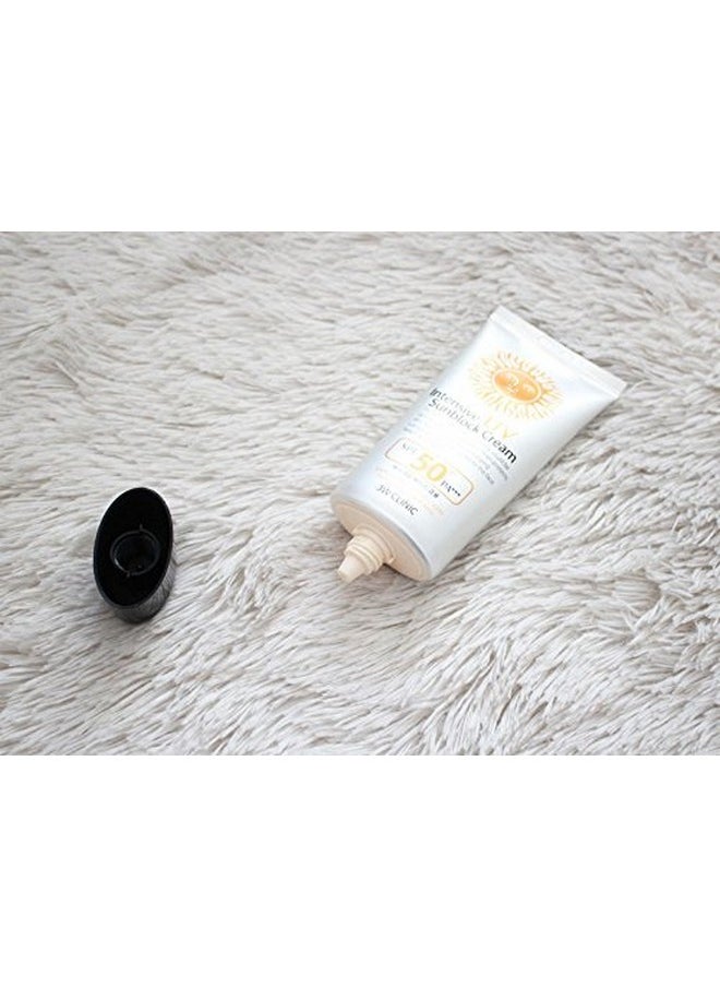 3W CLINIC 3W Clinic Intensive UV Sunscreen Sunblock Cream 4 Pack SPF50+ / PA+++ 70ml (2.3oz)  - Image 5