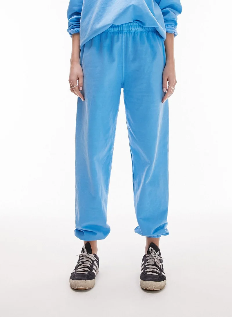 TOPSHOP High Waist Cuffed Sweatpants