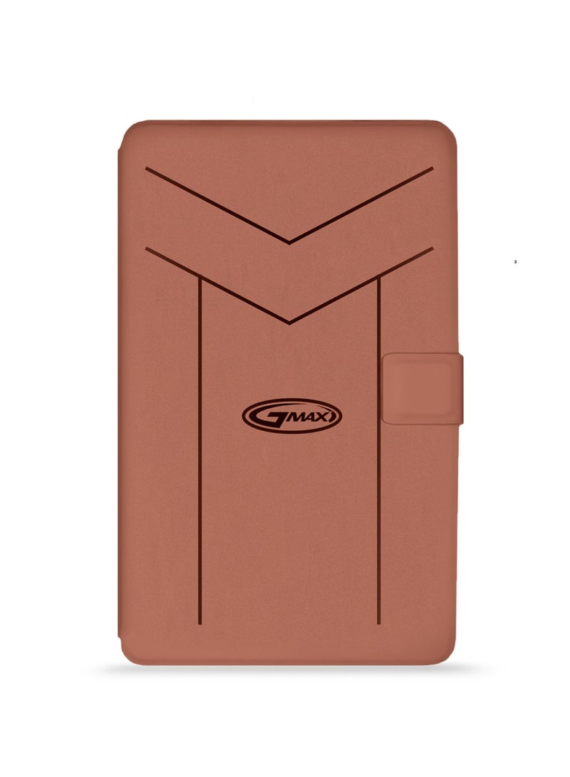 جيماكس غطاء واقٍ لهاتف سامسونج جالاكسي تاب A11 4G 2025 (8.7 بوصة) من جلد PU مع إغلاق مغناطيسي من GMAX (TCFPSR) - بني - Image 5