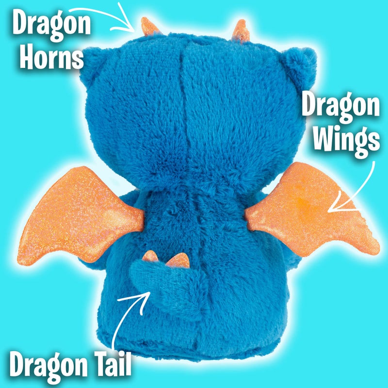 Ontel Star Belly Dream Lites, Stuffed Animal Night Light, Blue Dragon - Projects Glowing Stars & Shapes in 6 Gentle Colors, As Seen on TV, 5X5X5 - Image 3