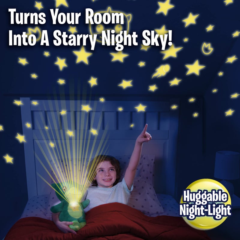 Ontel Star Belly Dream Lites, Stuffed Animal Night Light, Blue Dragon - Projects Glowing Stars & Shapes in 6 Gentle Colors, As Seen on TV, 5X5X5 - Image 2