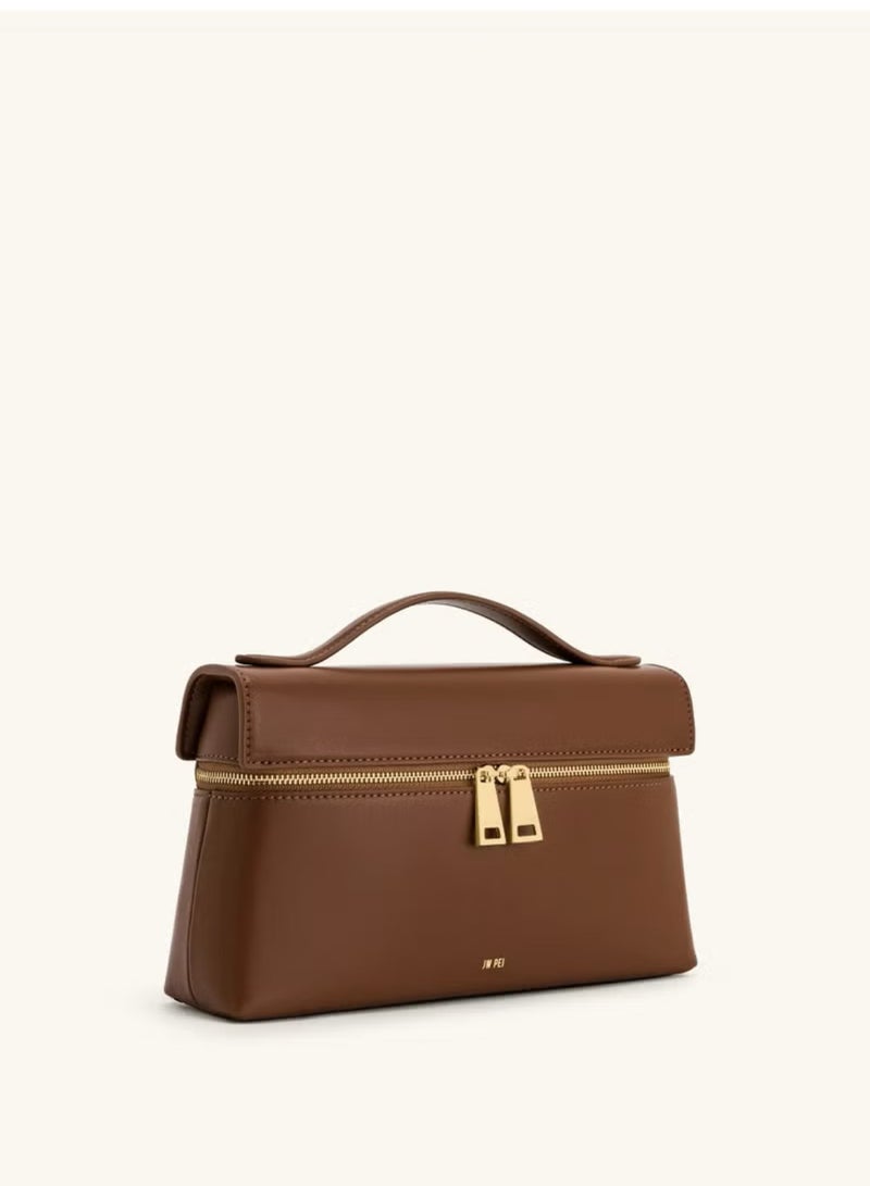 جي دبليو بي الحقيبة اليدوية الأنيقة ذات الطابع الأنيق - بني - Image 2