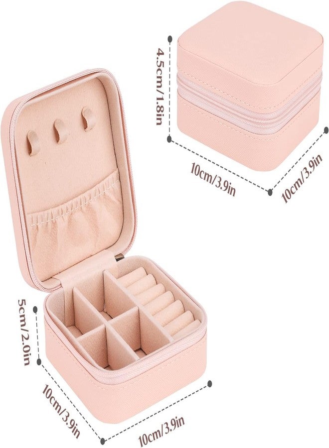 Ballotte Jewellery Box, Mini PU Leather Travel Jewelry Storage Case for Rings Earrings Necklace, Portable Jewellery Box Organizer for Earrings Rings... - Image 2