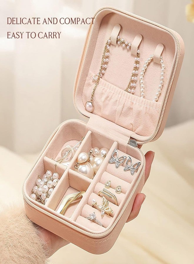 Ballotte Jewellery Box, Mini PU Leather Travel Jewelry Storage Case for Rings Earrings Necklace, Portable Jewellery Box Organizer for Earrings Rings... - Image 5