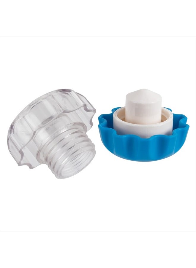 Ezy Dose Pill Crusher, Cutter and Grinder, Daily Usage, Safely Cut Pills, Vitamins, Tablets, Accurate and Easy Cuttings, Stainless Steel Blade, Storage Compartment, Blue, Small, BPA Free  - Image 3
