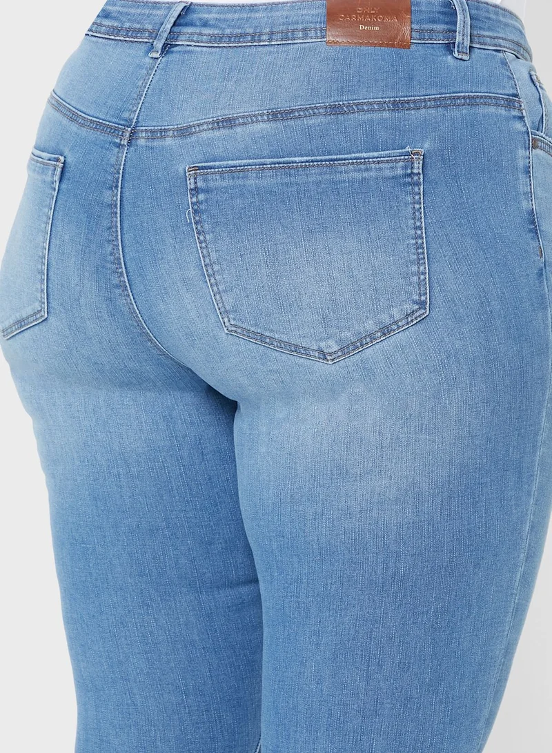 Only Carmakoma High Waist Skinny Jeans