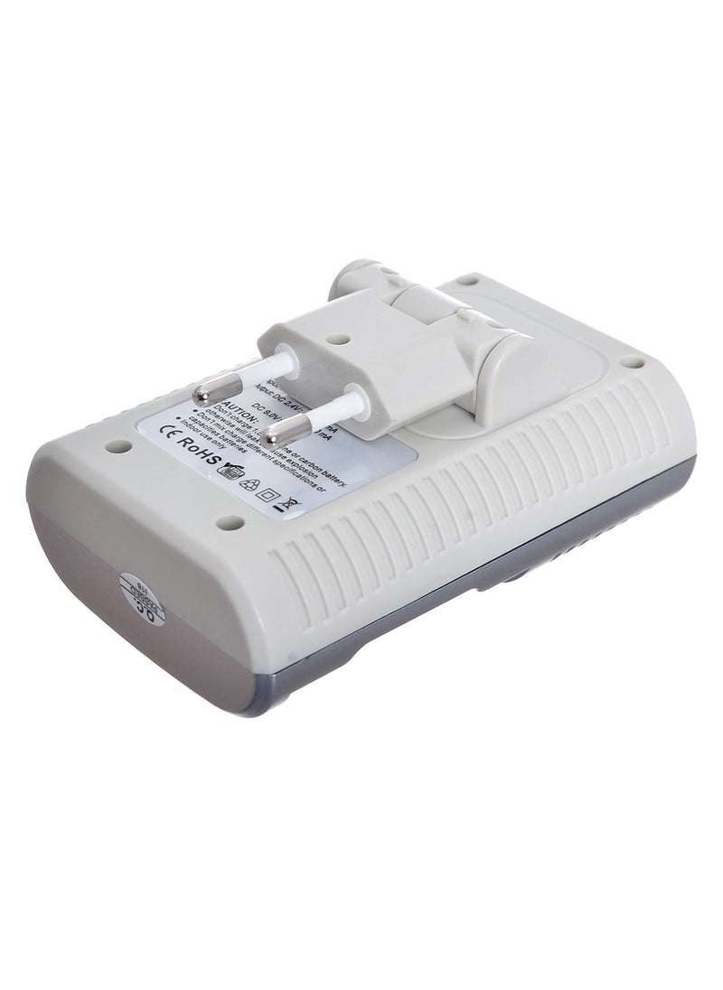 أم بي مواصفات شاحن بطارية سوبر للكاميرات والأجهزة، MP-908 AA/AAA 9V Ni-MH/Ni-CD شاحن بطارية فضي  - Image 4