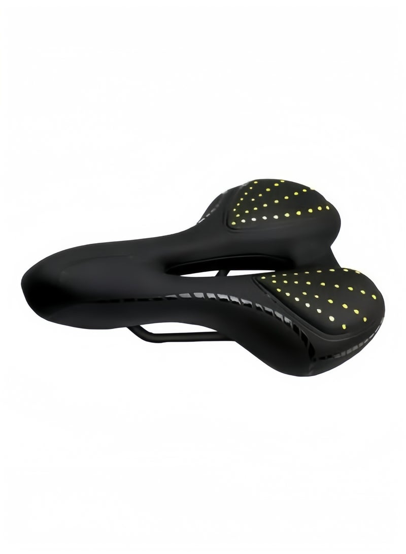 Halamodo Silicone Bike Seat Bicycle Saddle for Men & Women, Waterproof Bicycle Seat Comfortable Thickness Soft Cushion for Road Mountain Bike - Image 1