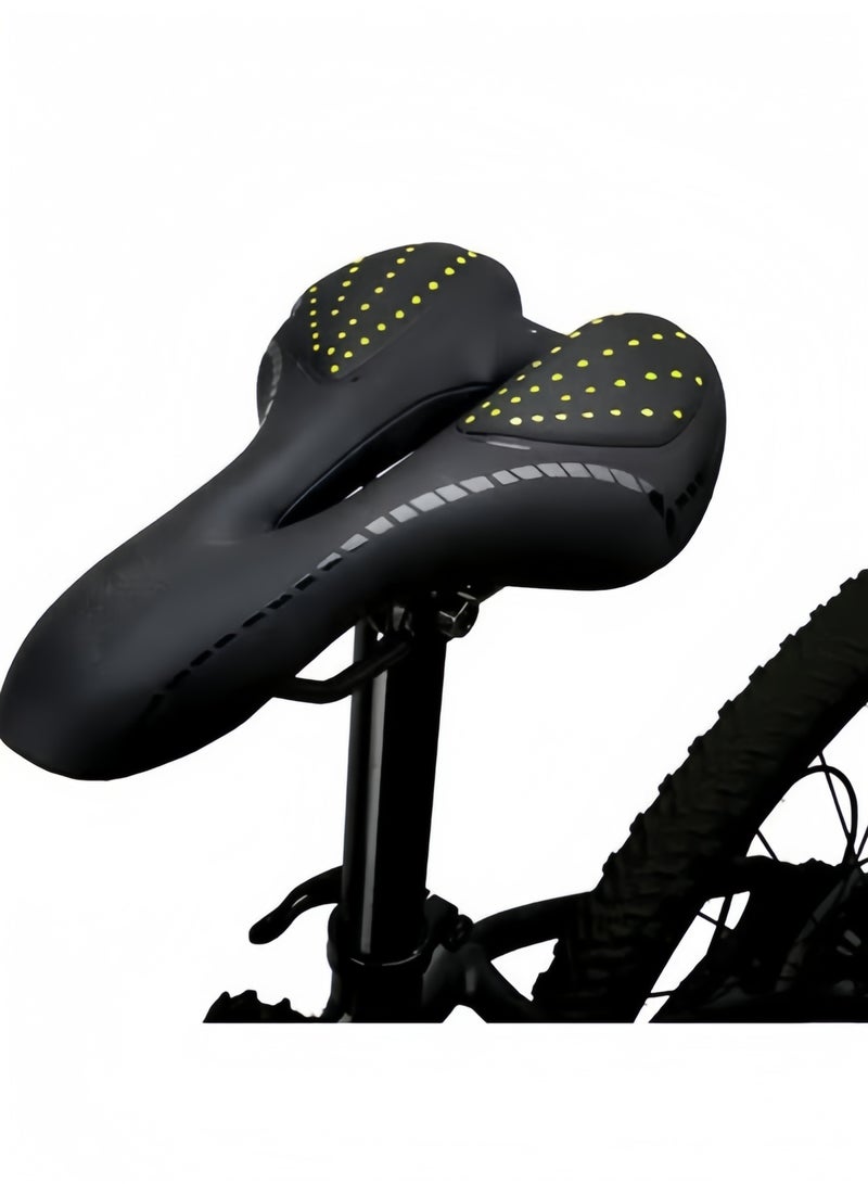 Halamodo Silicone Bike Seat Bicycle Saddle for Men & Women, Waterproof Bicycle Seat Comfortable Thickness Soft Cushion for Road Mountain Bike - Image 2