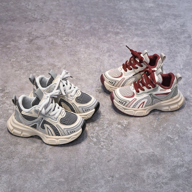 Mesh Sneakers Lightweight Flexible Sole Walking Shoes For Kids Indoor And Outdoor Activities - Image 3
