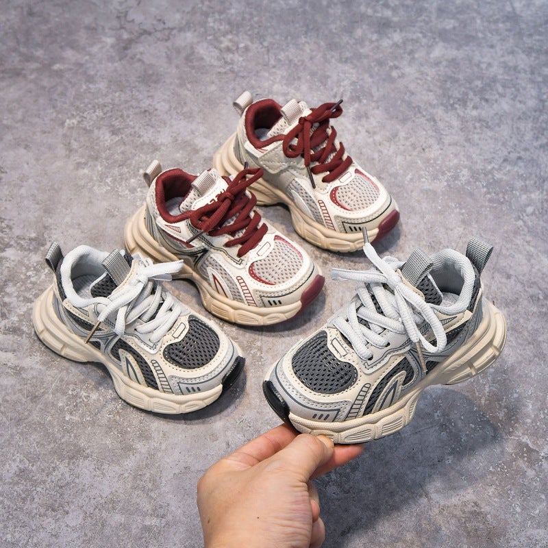 Mesh Sneakers Lightweight Flexible Sole Walking Shoes For Kids Indoor And Outdoor Activities - Image 2