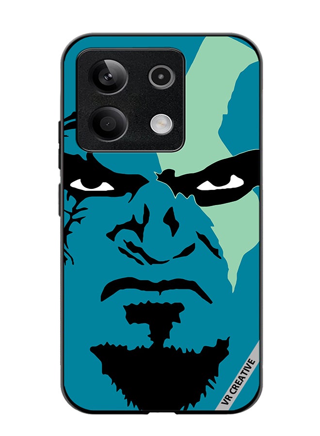 VR CREATIVE Protective Case Cover For Xiaomi Redmi Note 13 Pro Face God Of War Design Multicolour - Image 1
