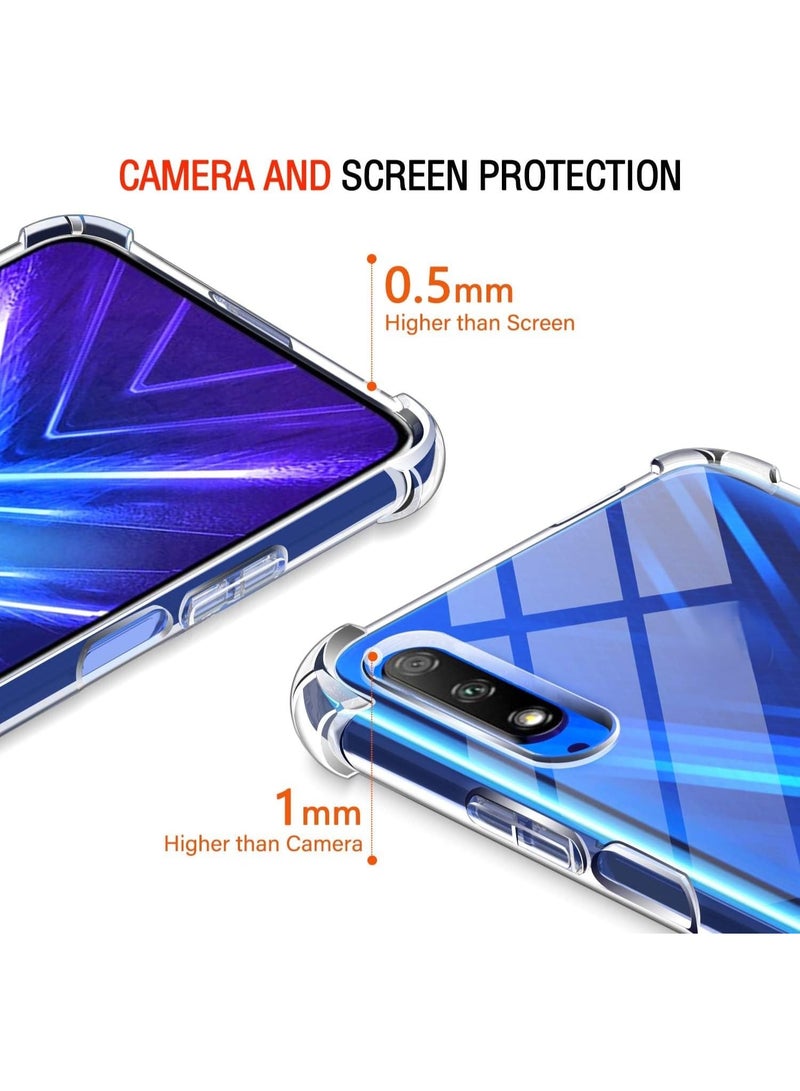 جراب شفاف ضد الصدمات متوافق مع هاتف هواوي هونر Y9s - Image 4