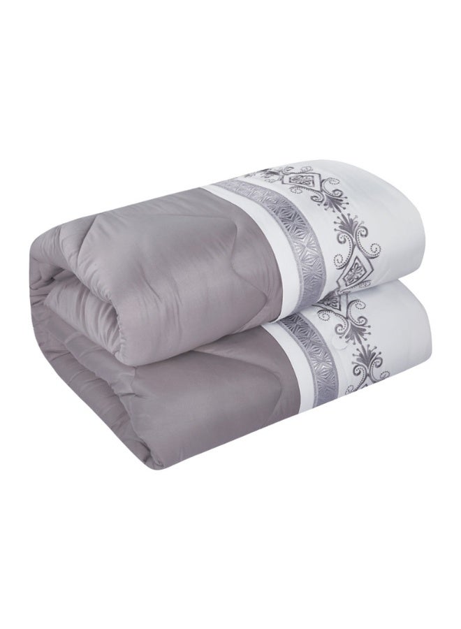 Hours Horse 4-piece single-size comforter set, embroidered with a modern and distinctive pattern  - Image 2