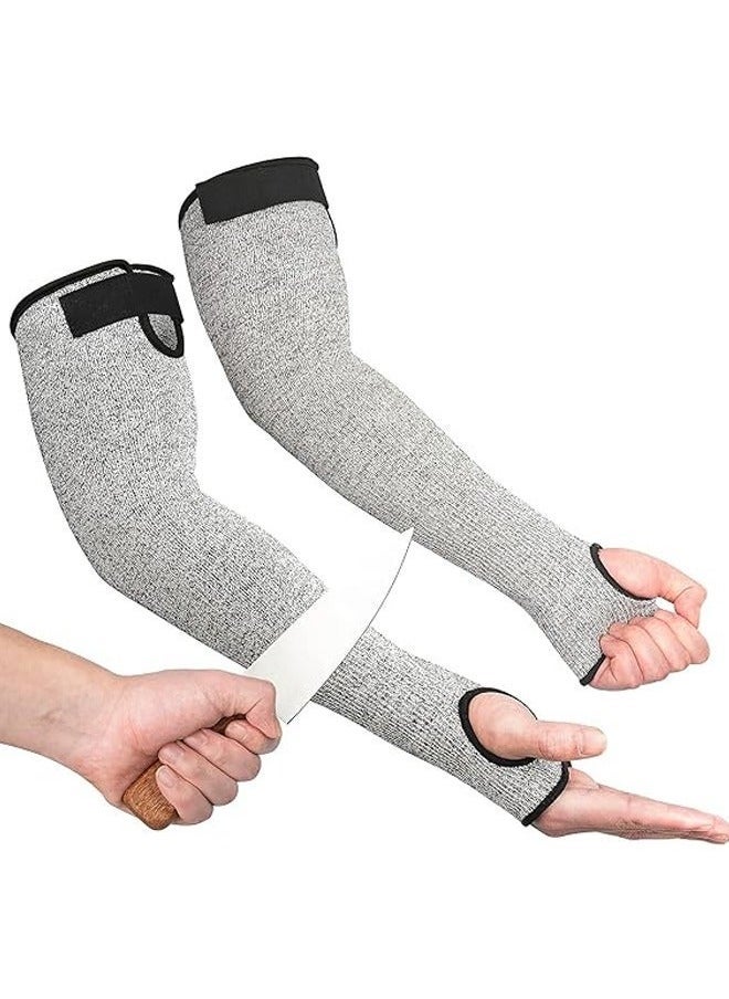 Generic Anti cutting Arm Sleeves, Arm Protection Sleeves, Gardening Sleeves, Level 5 Safety Protection Anti-bite Wrist Arm Sleeves Protector Heat Resistant Arm Sleeves for Women Men Cooking Gardening, Etc.  - Image 1