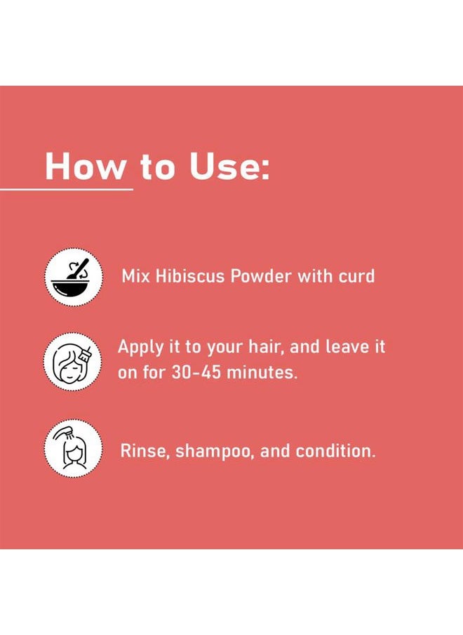 mi nature - Hibiscus Powder (Hibiscus Sabdariffa Flower Powder) by mi Nature | 114 g(4 oz) | Resealable Zip Lock Pouch - Image 1