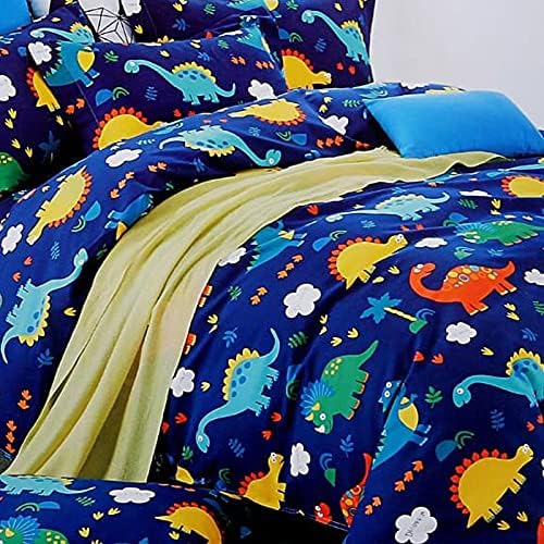 Filymore Danasour Comforter for Kids Boys - Cute Cartoon Print Single Bed Blanket, Microfiber Dohar for Boys & Girls | Soft Kids Winter & Summer Quilt | 60x90 Inches (Blue) - Image 5