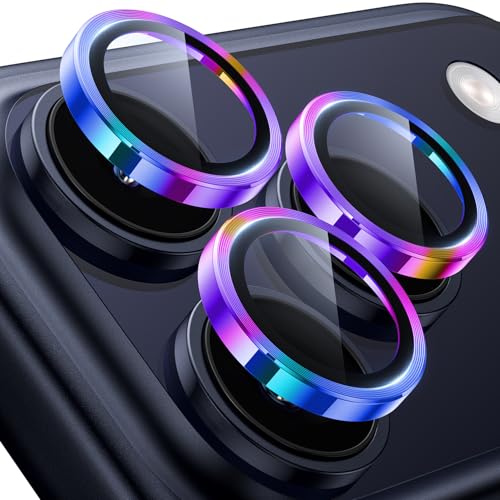 Hoerrye for iPhone 17 Pro Max/17 Pro Camera Lens Protector - [Top 9H+ Tempered Glass - 12FT Military Grade] HD Camera Screen Protector Cover Accessories Case Friendly,Colorful - Image 5