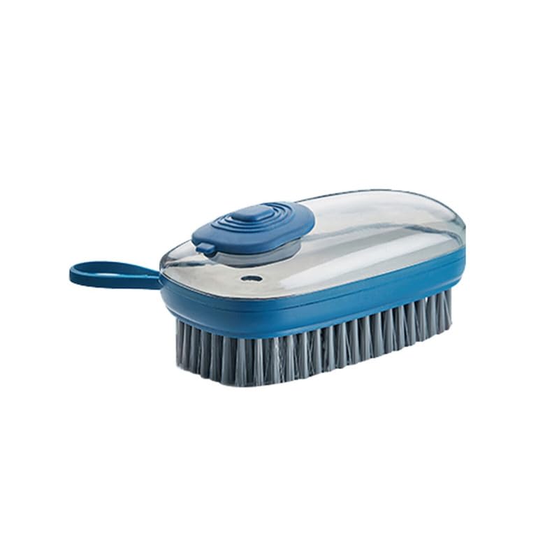 POPLEY Kitchen Brush Cleaning Brush Automatic Liquid Discharge Decontamination Laundry Brush Pot Brush MultiFunction Kitchen Waterjetting Detergent Press Dishwashing Brush - Image 1