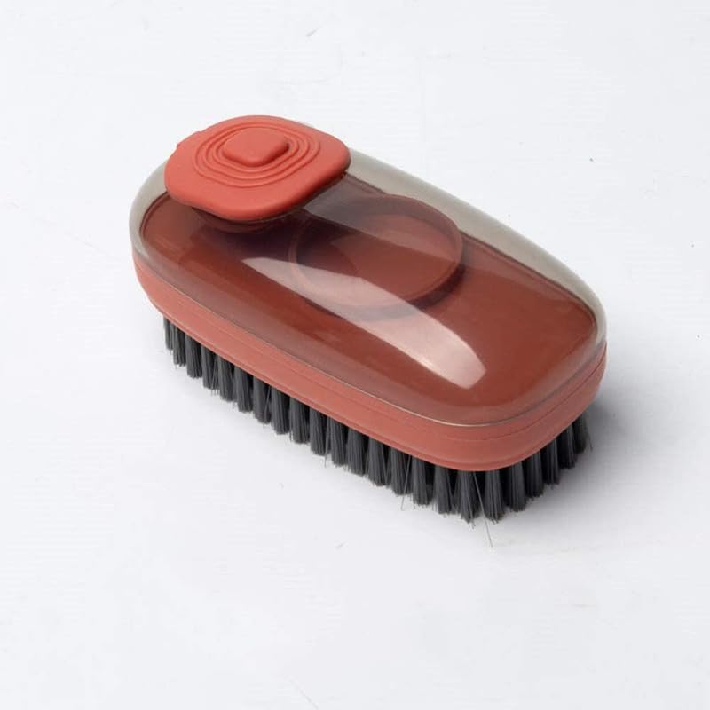 POPLEY Kitchen Brush Cleaning Brush Automatic Liquid Discharge Decontamination Laundry Brush Pot Brush MultiFunction Kitchen Waterjetting Detergent Press Dishwashing Brush - Image 4