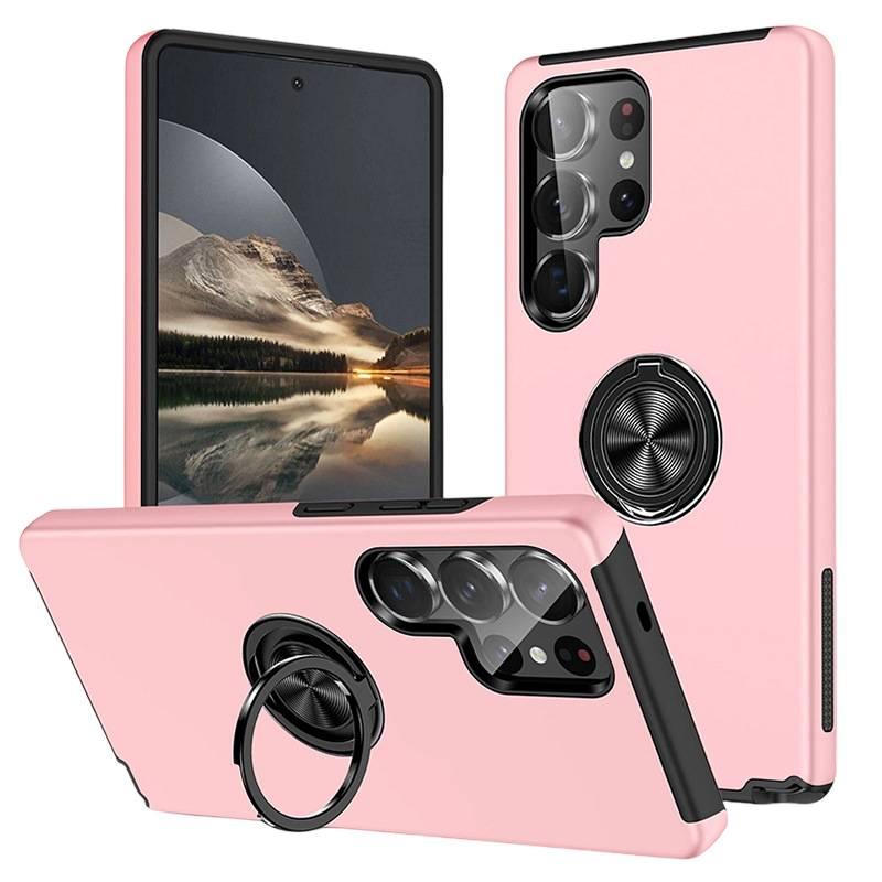 MagSafe Case | Shockproof Cover for Samsung Galaxy S23 Ultra | Rose Gold | Drop Protection | TPU+PC - Image 1