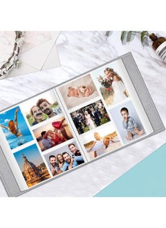 Fintie Fintie Photo Album 4x6 Photos - 600 Pockets Large Capacity Photo Book Cover for Family Wedding Anniversary Baby Vacation Pictures, Ocean Marble  - Image 2